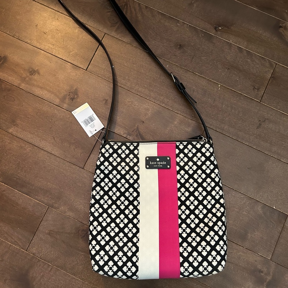 Kate Spade Black and Pink Shoulder Bag
